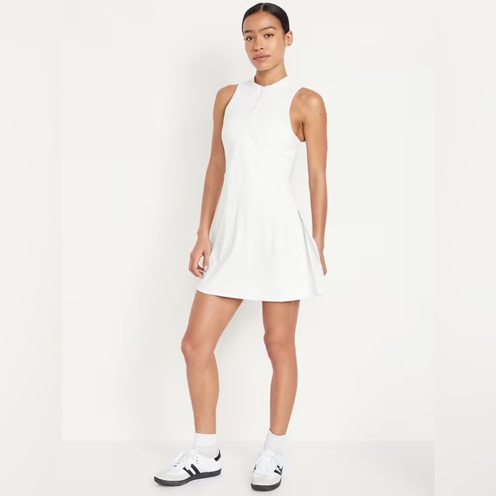 PowerSoft Half Zip Athletic Tennis Dress